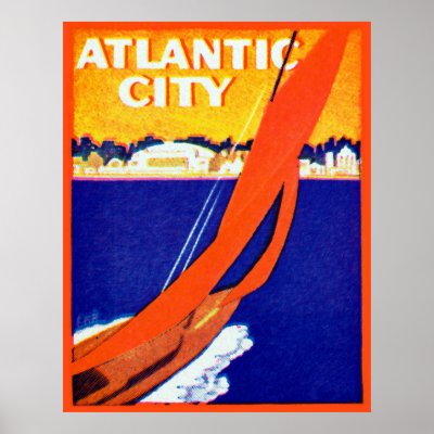 1925 Atlantic City Poster by historicimage