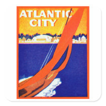 1925 Atlantic City Square Sticker