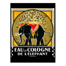 1925 Cologne De L'Elephant Post Cards