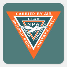1925 National Parks Airways Sticker