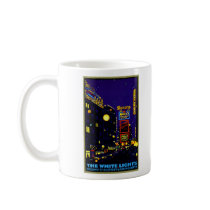 1925 New York City at Night Coffee Mugs