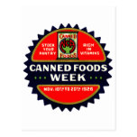 1926 Canned Foods Week Postcards