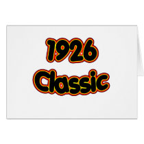 1926 Classic Greeting Card