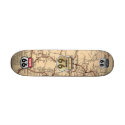 1926 New Mexico Map of Historic Route 66 skateboards by spacedust 1926 New Mexico Map of Historic Route 66 skateboards