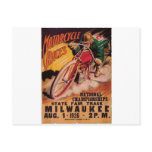 1926 Racing Poster Post Card