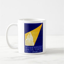 1926 Turin Italy Building Expo Poster Mug