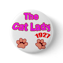 1927 cat lady buttons by birthyeardesigns 1927 cat lady buttons