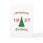 1927 Christmas Birthday Greeting Card