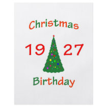 1927 Christmas Birthday Custom Flyer