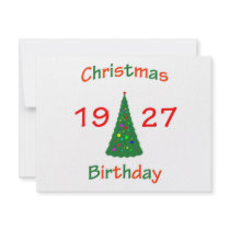 1927 Christmas Birthday invitations by christmasbirthday911 1927 Christmas Birthday invitations