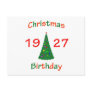 1927 Christmas Birthday Postcard