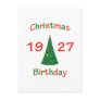 1927 Christmas Birthday Post Card