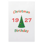 1927 Christmas Birthday Customized Stationery