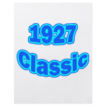 1927 Classic Blue Full Color Flyer