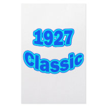 1927 Classic Blue Stationery Design