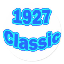 1927 Classic Blue stickers by birthyeardesigns3 1927 Classic Blue stickers