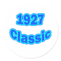 1927 Classic Blue stickers by birthyeardesigns3 1927 Classic Blue stickers