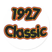 1927 Classic stickers by birthyeardesigns3 1927 Classic stickers