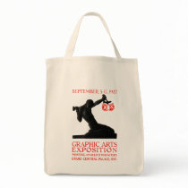 1927 Graphic Arts Expo Poster Bag