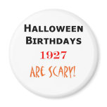 1927 halloween birthday magnets