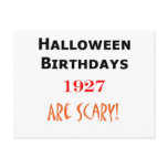 1927 halloween birthday post cards