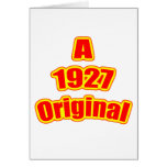 1927 Original Red Cards