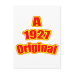 1927 Original Red Post Card