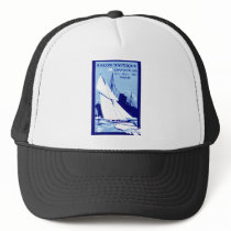 1927 Paris Boat Show Poster Hat