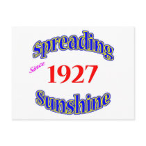 1927 Spreading Sunshine Postcard