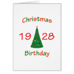 1928 Christmas Birthday Cards