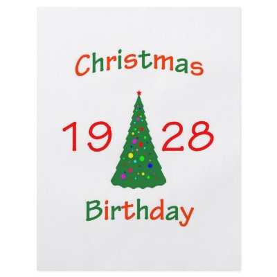 1928 Christmas Birthday Flyer by christmasbirthday911
