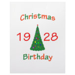 1928 Christmas Birthday Customized Letterhead