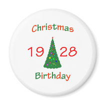 1928 Christmas Birthday magnets by christmasbirthday911 1928 Christmas Birthday magnets