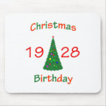 1928 Christmas Birthday Mousepads