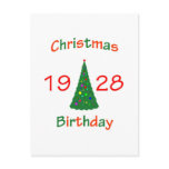 1928 Christmas Birthday Postcards