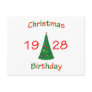 1928 Christmas Birthday Post Card