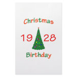1928 Christmas Birthday Customized Stationery