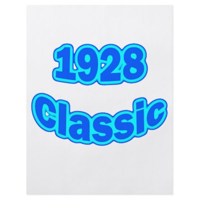 1928 Classic Blue Flyer by birthyeardesigns3