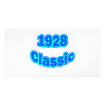 1928 Classic Blue Photo Card