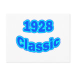 1928 Classic Blue Postcard