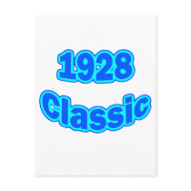 1928 Classic Blue Postcards