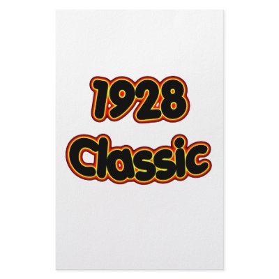 1928 Classic Custom Stationery by birthyeardesigns3