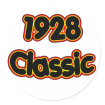 1928 Classic stickers by birthyeardesigns3 1928 Classic stickers