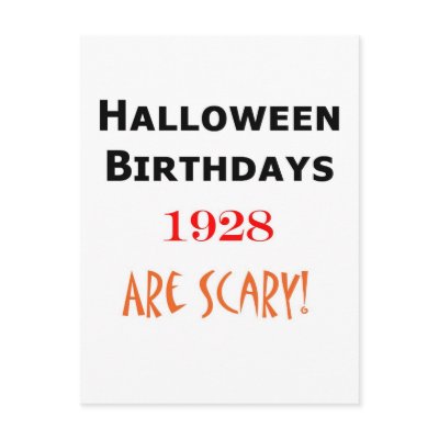 1928 halloween birthday post card by halloweenbirthdayboo