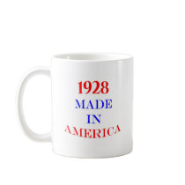 1928 Made in America Coffee Mugs