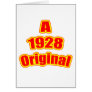 1928 Original Red Greeting Card