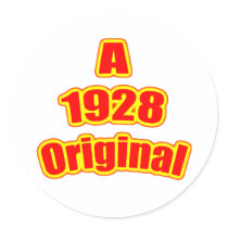 1928 Original Red Stickers