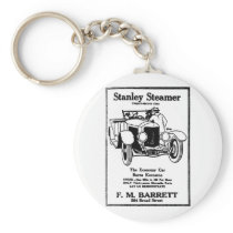 1928 Stanley Steamer Ad Keychain