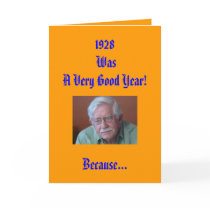 1928, WasA Very Good Year! Greeting Cards