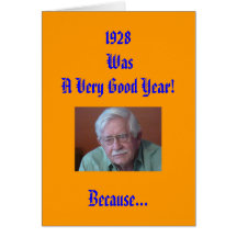 1928, WasA Very Good Year! Greeting Cards